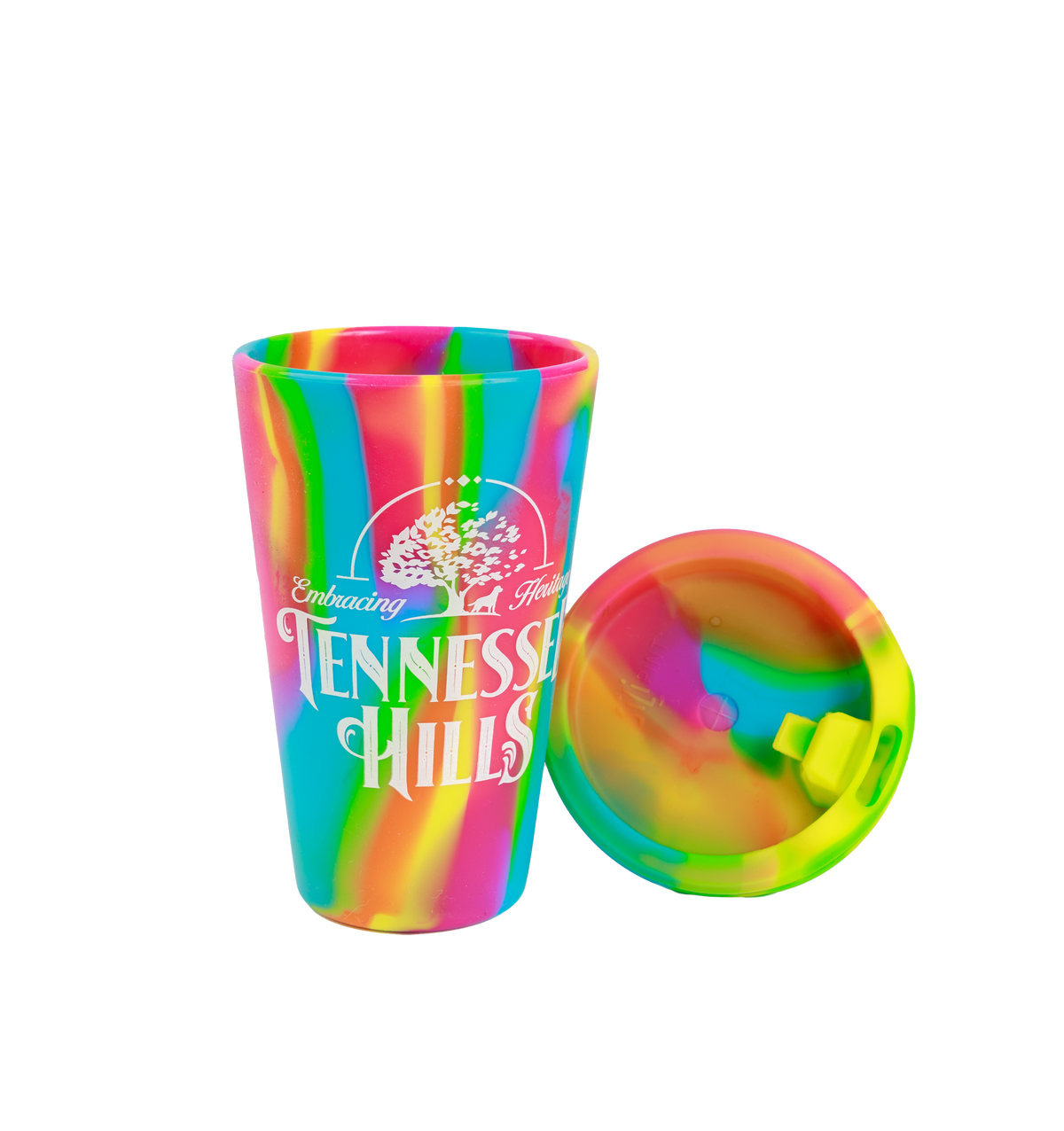 Tie Dye rubber cup (No lid)