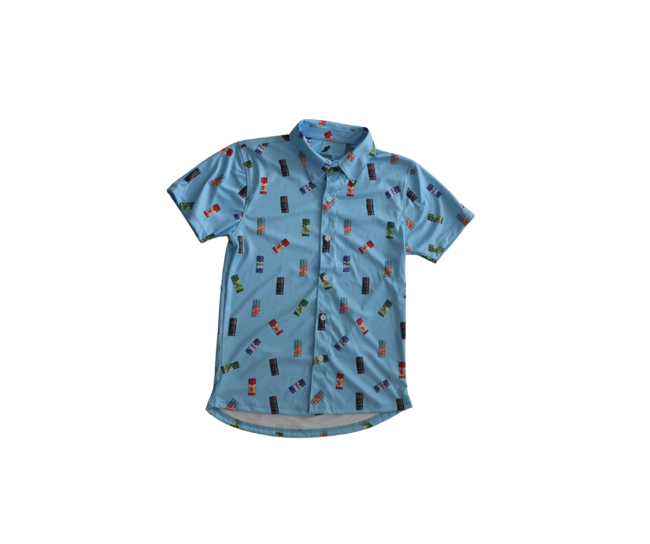 Tennessee Hills Beer Can Button Up