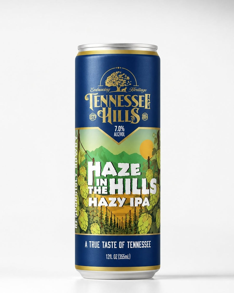 Tennessee Hills Haze in the Hills Hazy IPA 12 oz can