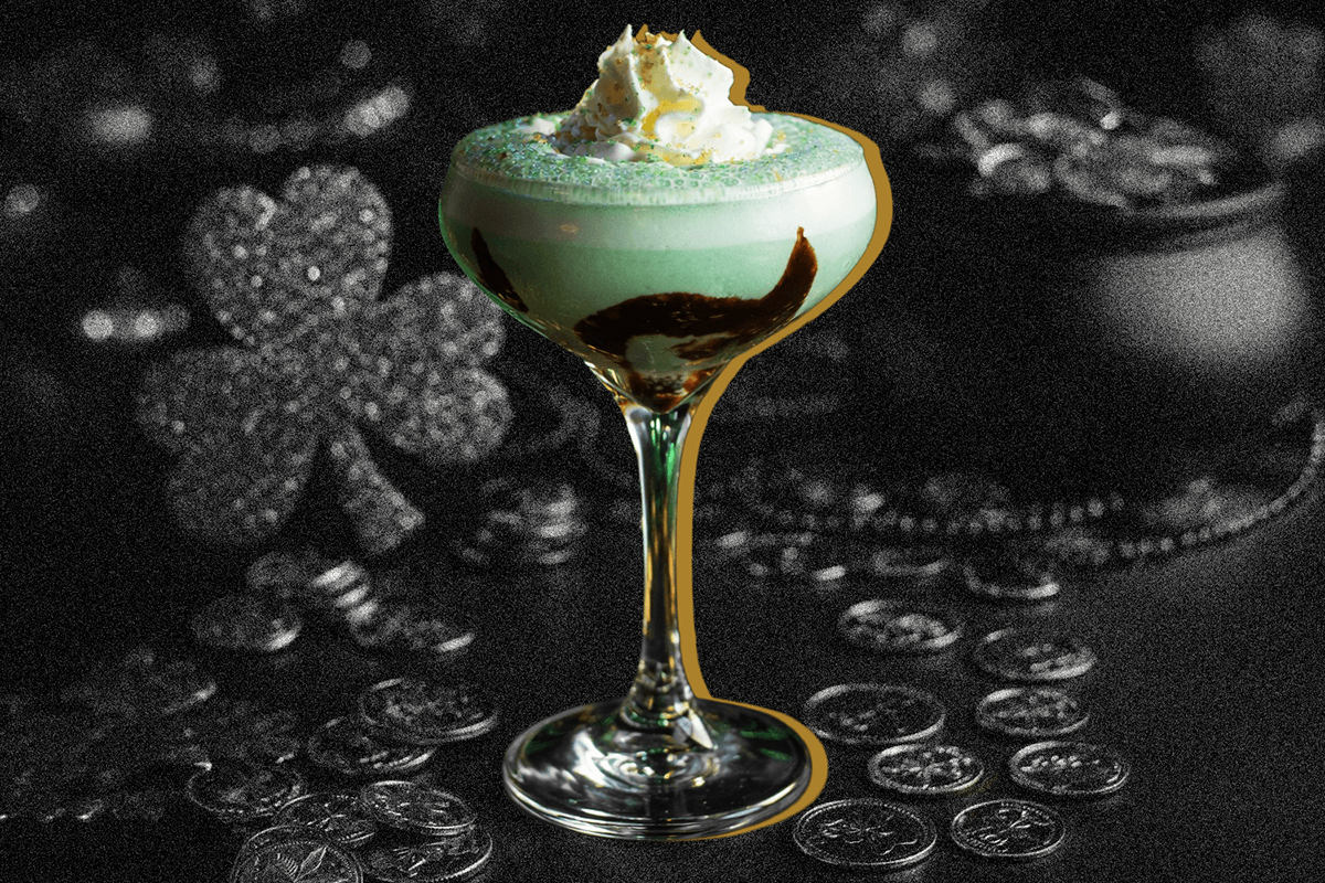 The Mint to Be Irish Cocktail at Tennessee Hills