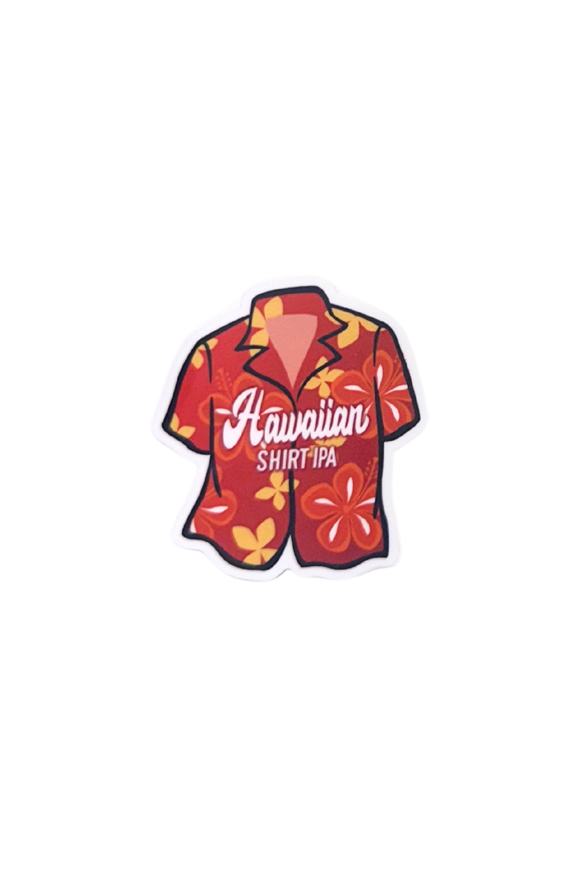 Small Hawaiian Shirt IPA Sticker