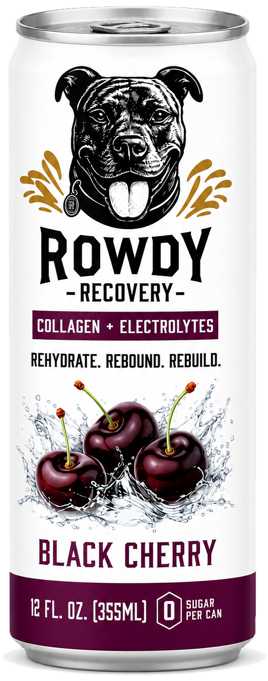 Rowdy Recovery Black Cherry can