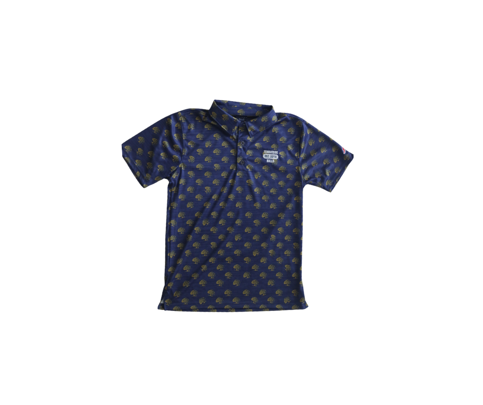 Tennessee Hills Navy & Gold Polo